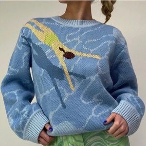 house of sunny the big splash sweater